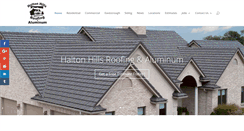 Desktop Screenshot of haltonhillsroofing.ca